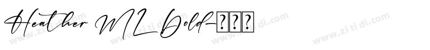 Heather ML Bold字体转换